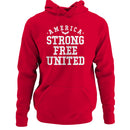America Strong Patriotic Eagle Men's Hoodie