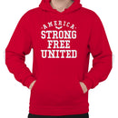 America Strong Patriotic Eagle Men's Hoodie