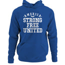 America Strong Patriotic Eagle Men's Hoodie