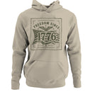 Men's Hoodie - Freedom Since 1776 American Eagle Flag