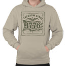 Men's Hoodie - Freedom Since 1776 American Eagle Flag