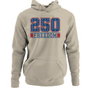 250 Freedom Stars Patriotic Men's Hoodie