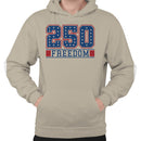 250 Freedom Stars Patriotic Men's Hoodie
