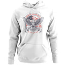 Liberty and Justice Eagle Emblem Men's Hoodie
