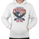 Men's Hoodie - Celebrating Freedom Since 1776 Eagle USA