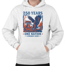 250 Years One Nation Under God Eagle Men's Hoodie