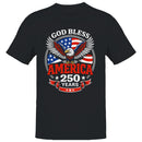 God Bless America Eagle Patriotic Men's T-shirt