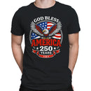 God Bless America Eagle Patriotic Men's T-shirt