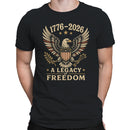 1776-2026 Freedom Eagle Men's T-shirt