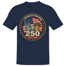 250 Years of Freedom USA Liberty Men's T-shirt