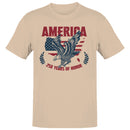 America 250 Years Honor Patriotic Eagle Men's T-shirt