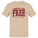 USA Men's T-shirt - Land of the Free 250 Years Strong