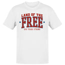 USA Men's T-shirt - Land of the Free 250 Years Strong
