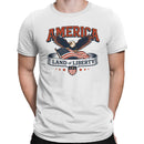 America Land of Liberty Bald Eagle Men's T-shirt
