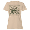Women's T-shirt Freedom Since 1776 American Eagle Flag
