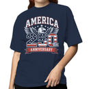 America 250th Anniversary Patriotic Eagle T-shirt
