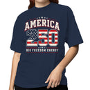 America 250 Big Freedom Energy Women's T-shirt