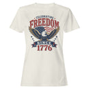 Women's T-shirt Celebrating Freedom Since 1776 Eagle