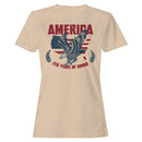 America 250 Years Honor Patriotic Eagle Women's T-shirt