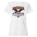America Land of Liberty Bald Eagle Women's T-shirt