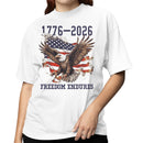 1776-2026 Freedom Endures Eagle USA Women's T-shirt