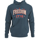 Men's Hoodie - Freedom Since 1776 Patriotic USA