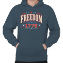 Men's Hoodie - Freedom Since 1776 Patriotic USA