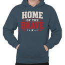 Home of the Brave Patriotic Men's Hoodie