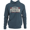 Men's Hoodie - Built For Freedom Vintage Stars