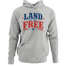 Men's Hoodie - Land of the Free Patriotic Quote