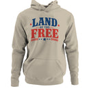 Men's Hoodie - Land of the Free Patriotic Quote