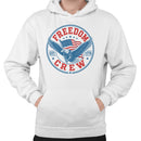 Men's Hoodie Freedom Crew Eagle American Flag 1776