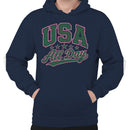 USA All Day Vintage Retro Stars Men's Hoodie