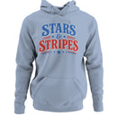 Stars and Stripes Vintage USA Women's Hoodie