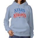 Stars and Stripes Vintage USA Women's Hoodie