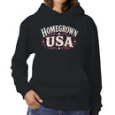 Women's Hoodie - Homegrown USA Patriotic Pride