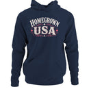Women's Hoodie - Homegrown USA Patriotic Pride