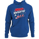 Red White & Lit Patriotic Stars Women's Hoodie