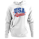USA League Vintage Sports Women's Hoodie