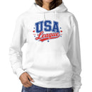 USA League Vintage Sports Women's Hoodie