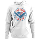 Freedom Crew Eagle American Flag Women's Hoodie