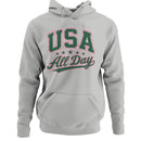 USA All Day Vintage Retro Stars Hoodie
