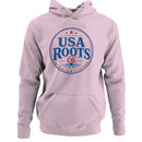 Women's Hoodie - USA Roots Co. Built on Heritage 1776
