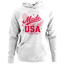 Eagle Patriotic Design Women's Hoodie - Made in the USA