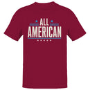 All American Patriotic Vintage Stars T-shirt