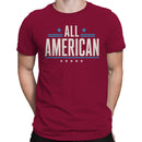 All American Patriotic Vintage Stars T-shirt