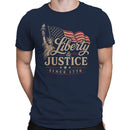Liberty and Justice Since 1776 Men's T-shirt