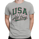 USA All Day Vintage Retro Stars Men's T-shirt