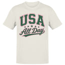 USA All Day Vintage Retro Stars Men's T-shirt