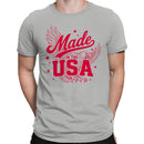 Eagle Patriotic Design Men's T-shirt Made in the USA